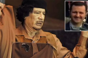 Qəddafi “növbəti qurban sizsiniz” deyəndə Əsədin reaksiyası - VİDEO