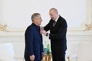 Rüstəm Minnixanovun “Dostluq” ordeni ilə təltifedilmə mərasimi oldu - FOTOLAR