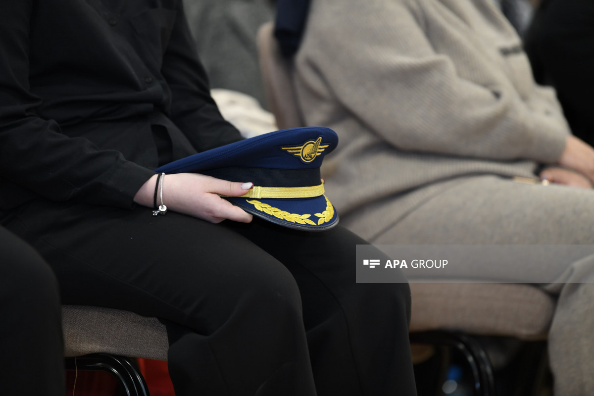 Ekipaj üzvlərinin vida mərasimi... - FOTOLAR