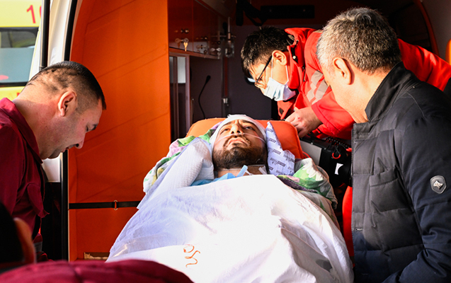 14 yaralı vətəndaşımız Bakıya yola salındı - FOTOLAR / YENİLƏNİB