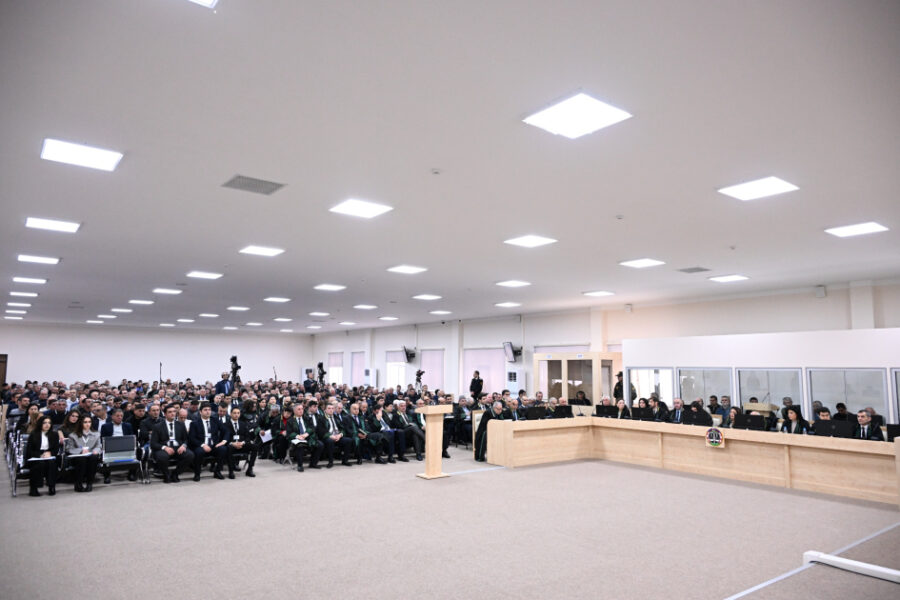 Ermənistanın hərbi təcavüzü nəticəsində çoxsaylı cinayətlər törətməkdə təqsirləndirilən şəxslərin məhkəməsi başladı - FOTO