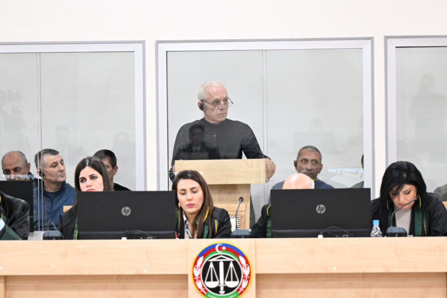 Ermənistanın hərbi təcavüzü nəticəsində çoxsaylı cinayətlər törətməkdə təqsirləndirilən şəxslərin məhkəməsi başladı - FOTO