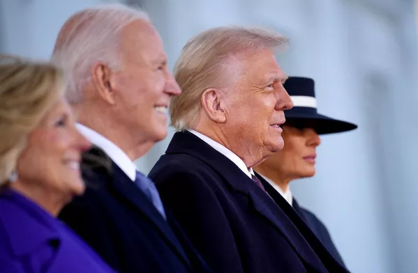 Trampın andiçmə mərasimindən geriyə qalanlar - FOTOLAR