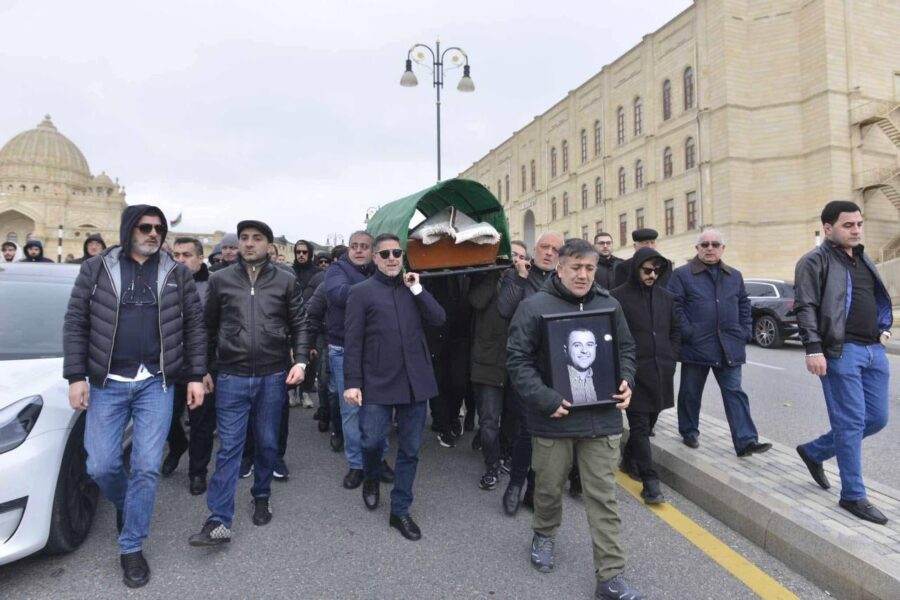 Azər Baxşəliyev dəfn edildi - FOTO/VİDEO