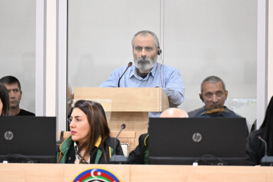 Ermənistanın hərbi təcavüzü nəticəsində çoxsaylı cinayətlər törətməkdə təqsirləndirilən şəxslərin məhkəməsi başladı - FOTO