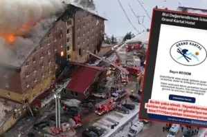 Türkiyədə 78 nəfərin öldüyü oteldən ŞOK mesaj - FOTO