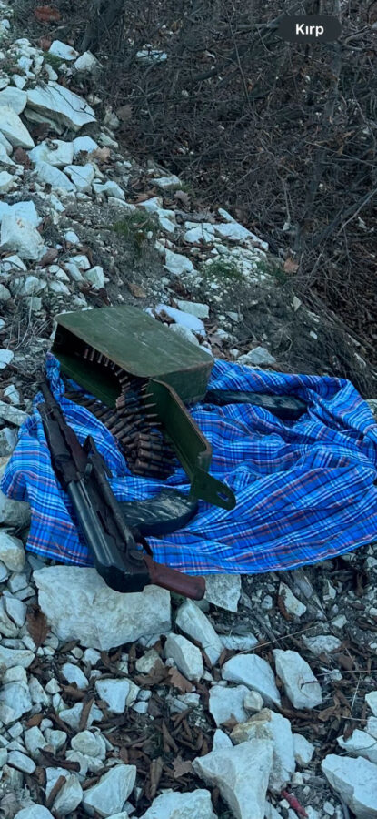 Goranboyda silah-sursat aşkarlandı - FOTO