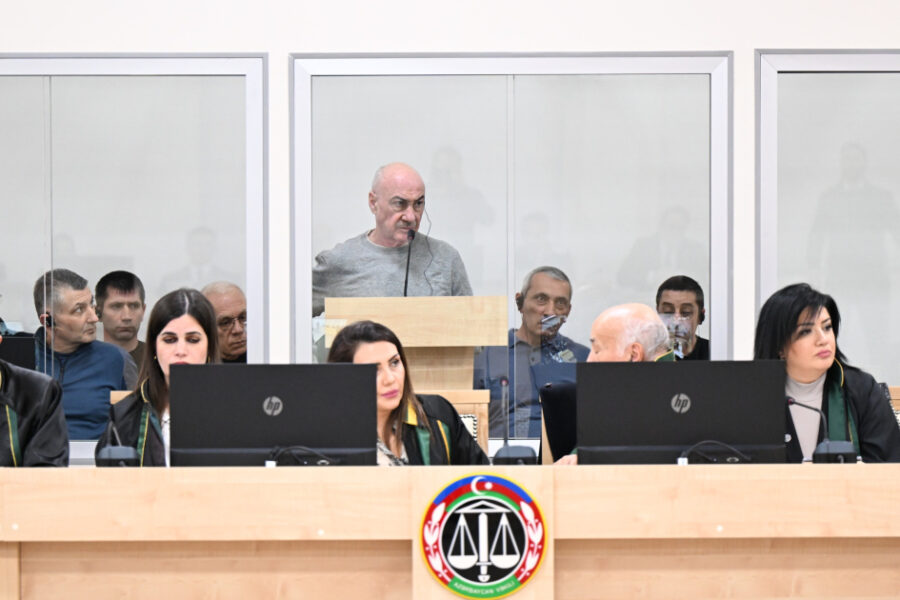 Ermənistanın hərbi təcavüzü nəticəsində çoxsaylı cinayətlər törətməkdə təqsirləndirilən şəxslərin məhkəməsi başladı - FOTO