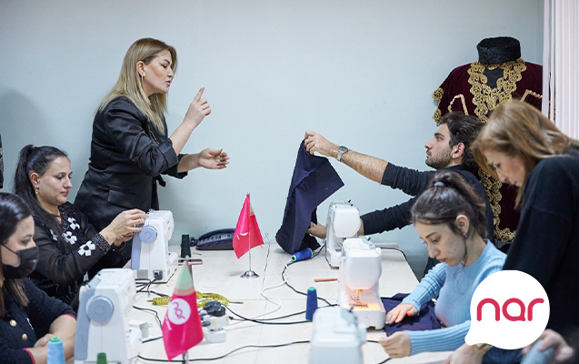 “Nar” nitq və eşitmə məhdudiyyətli şəxslər üçün peşə təlimlərinə dəstək oldu - FOTOLAR