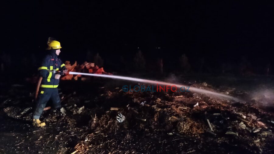 Bakı-Qazax yolunda dəhşətli yanğın: 14 ton qida məhsulu kül oldu - ANBAAN VİDEO
