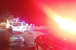 Bakı-Qazax yolunda dəhşətli yanğın: 14 ton qida məhsulu kül oldu - ANBAAN VİDEO