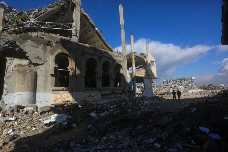 Qəzzada yerlə-yeksan edilən məscidlər… - FOTOLAR