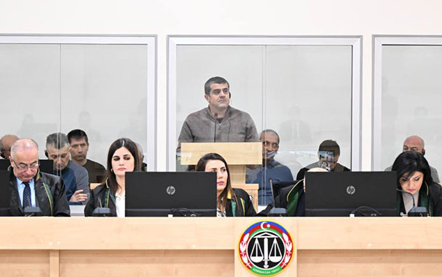 Ermənistanın hərbi təcavüzü nəticəsində çoxsaylı cinayətlər törətməkdə təqsirləndirilən şəxslərin məhkəməsi başladı - FOTO