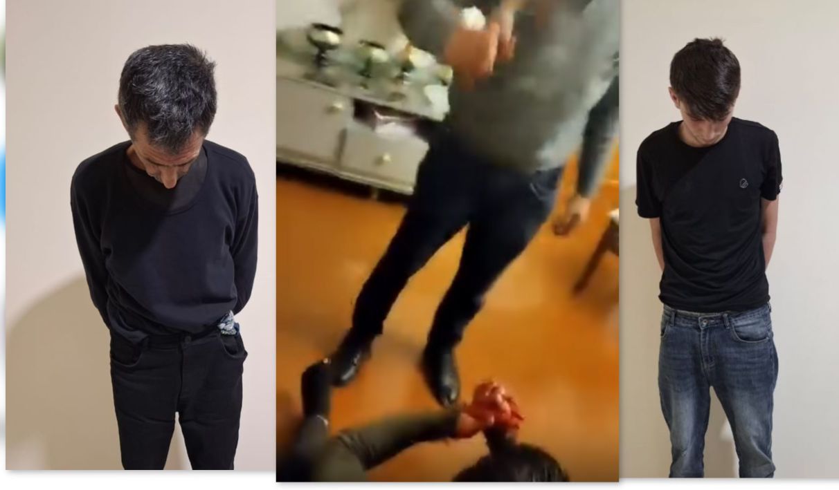 Vətəndaşa xuliqanlıqla işgəncə verən ata və oğulu polis ifşa etdi