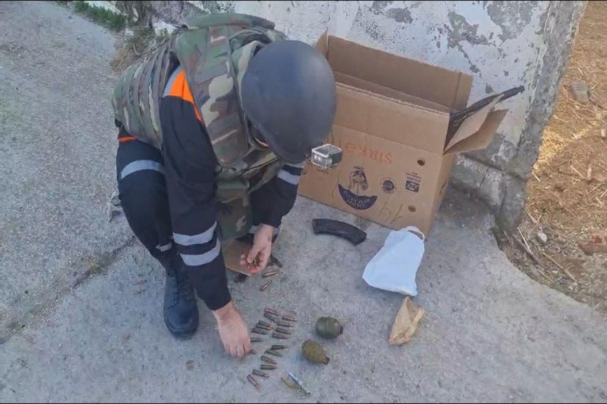 Coratda silah-sursat aşkar edildi - VİDEO