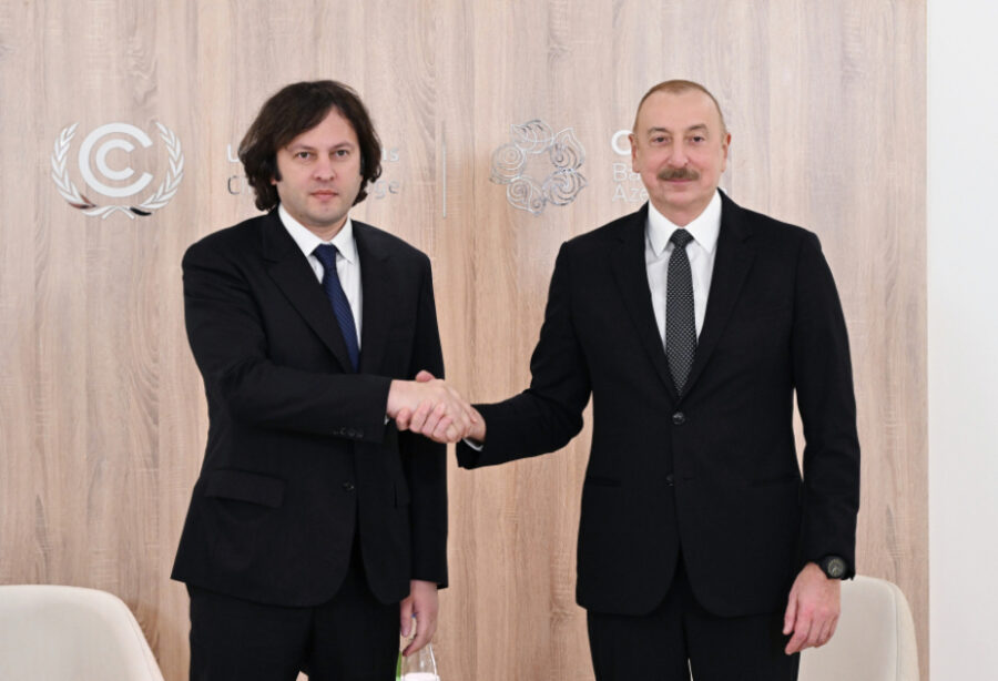 Kobaxidze İlham Əliyevi təbrik etdi 1 eliyev kobaxidze