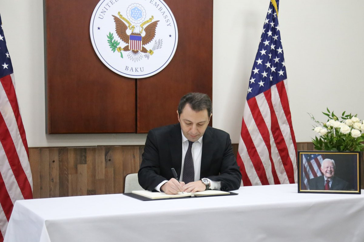 Xarici işlər nazirinin müavini ABŞ səfirliyində - FOTO