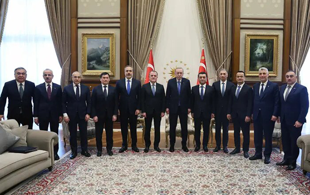 Ərdoğan nazirləri qəbul etdi - FOTO