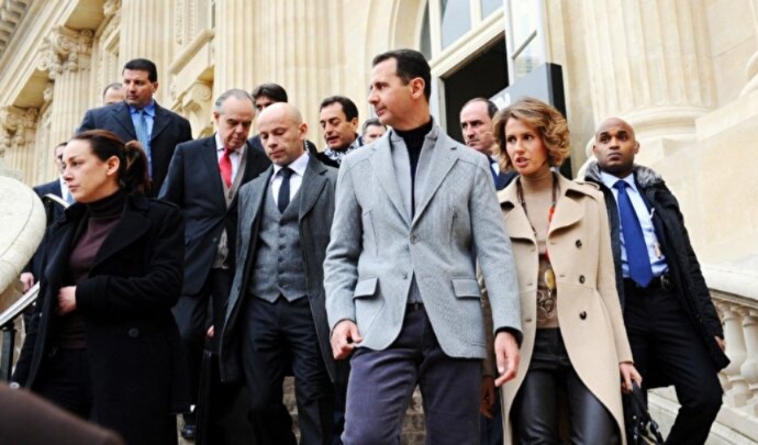 Əsədin sarayından Messi və Elizabet "çıxdı" - FOTOLAR