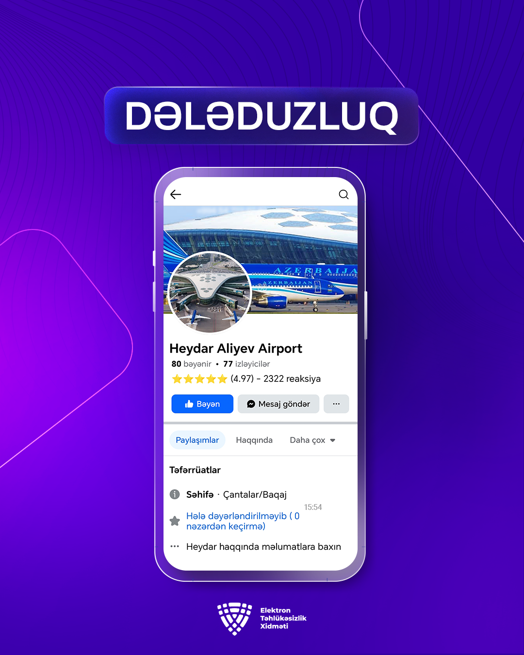 ETX-dən xəbərdarlıq: saxta kampaniyalar... - FOTOLAR