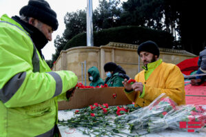 Bakıda 20 Yanvar hazırlıqları başladı - FOTOLAR