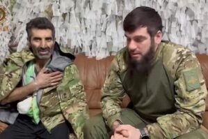 Kadırovçular azərbaycanlını əsirlikdən xilas etdilər - VİDEO