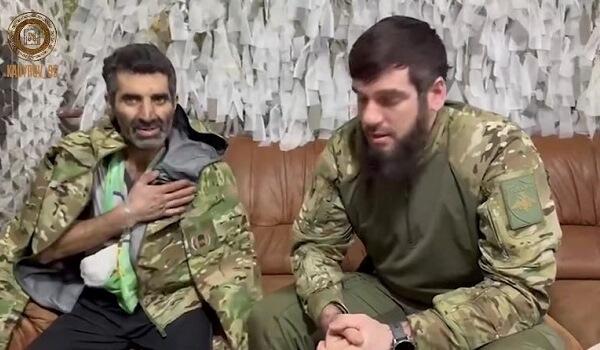 Kadırovçular azərbaycanlını əsirlikdən xilas etdilər - VİDEO