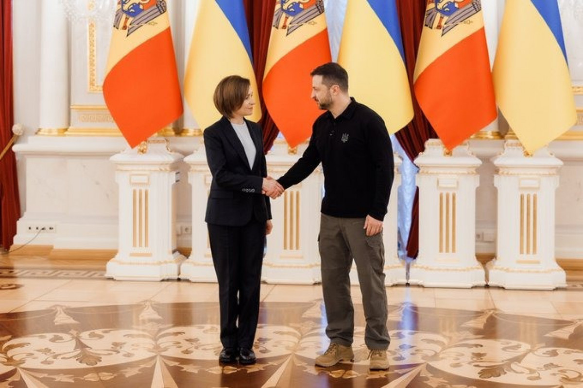 Sandu Kiyevdə Zelenski ilə görüşdü