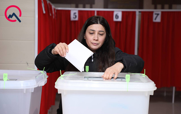 Seçki prosesindən FOTOLAR