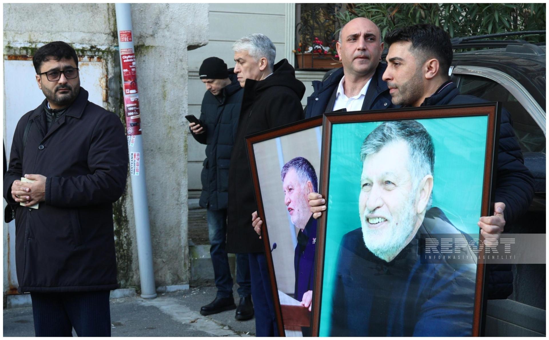 Vüqar Həşimovun atası dəfn olundu - FOTOLAR