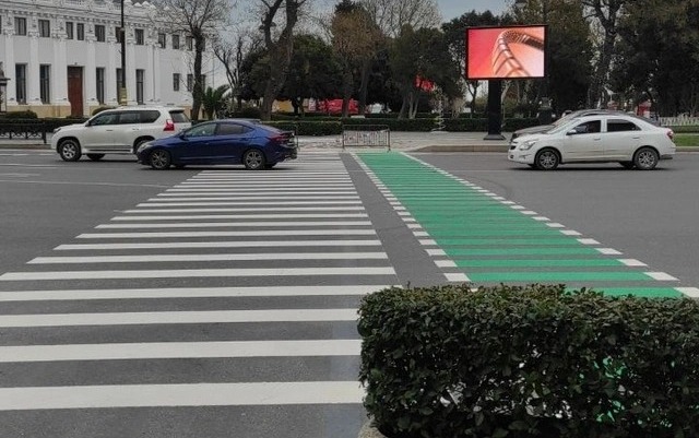 Neftçilər prospektində piyadalar üçün YENİLİK