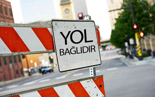 Sabah bu küçə bağlı olacaq 1 yol baglidir