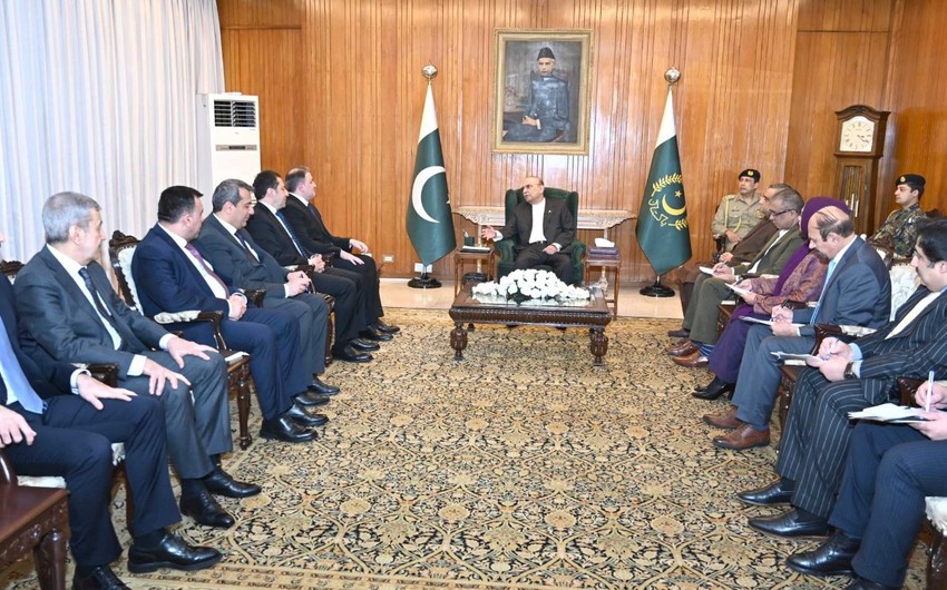 Asif Əli Zərdari azərbaycanlı nazirlə görüşdü