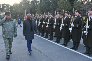 Qvineya-Bisau Prezidenti komando hərbi hissəsində - FOTOLAR