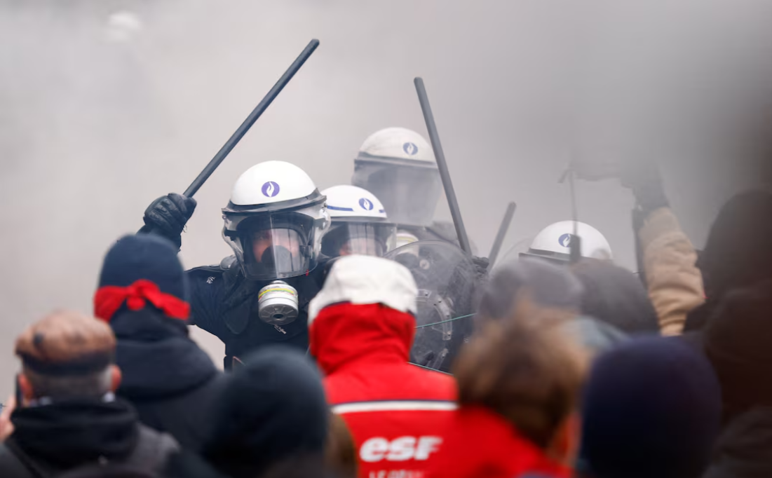 60 min insanın bir tələbi var: Belçikada etirazlar başlayıb