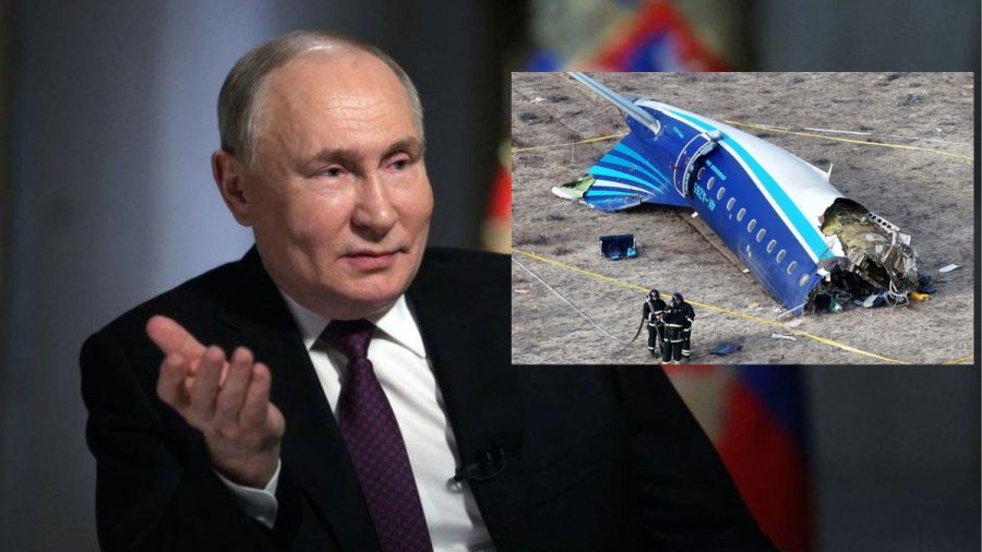Putin y el avion estrellado de Azerbaijan Airlines