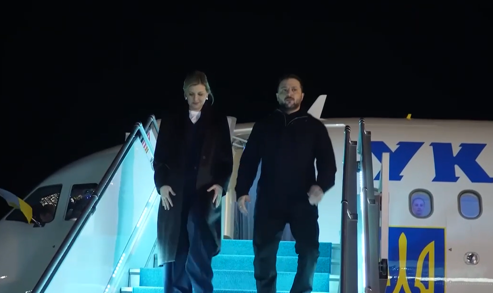 Zelenski Türkiyəyə belə gəldi - VİDEO