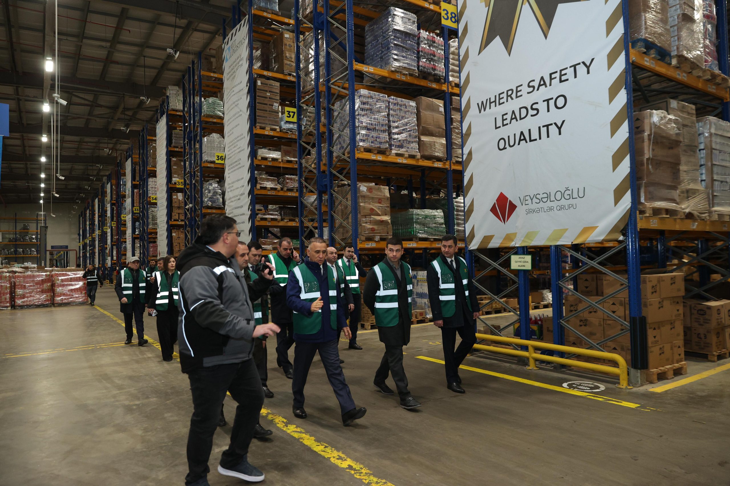 KOBİA nümayəndə heyəti “Veysəloğlu”nun Logistika Mərkəzində - FOTOLAR