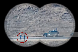 Aİ müşahidəçiləri Qazaxla həmsərhəd ərazidə - VİDEO