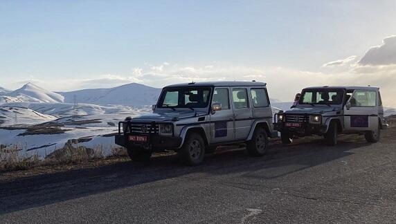 Aİ müşahidəçiləri yenə sərhədimizdə - VİDEO