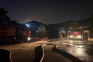 Bakıda oteldə yanğın