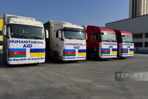 Ukraynaya növbəti humanitar yardım... - FOTOLAR