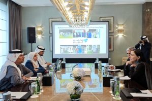 Leyla Əliyeva bəhreynli nazirlə görüşdü - FOTOLAR