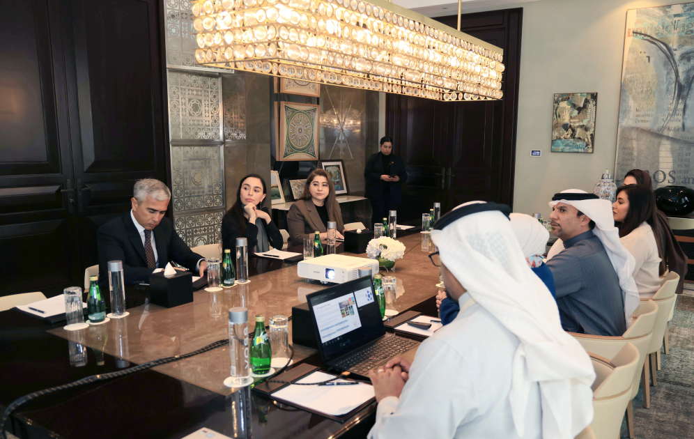 Leyla Əliyeva bəhreynli nazirlə görüşdü - FOTOLAR