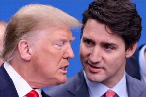 Rüsum qalmaqalı: Trampla Trüdo nə danışdı?