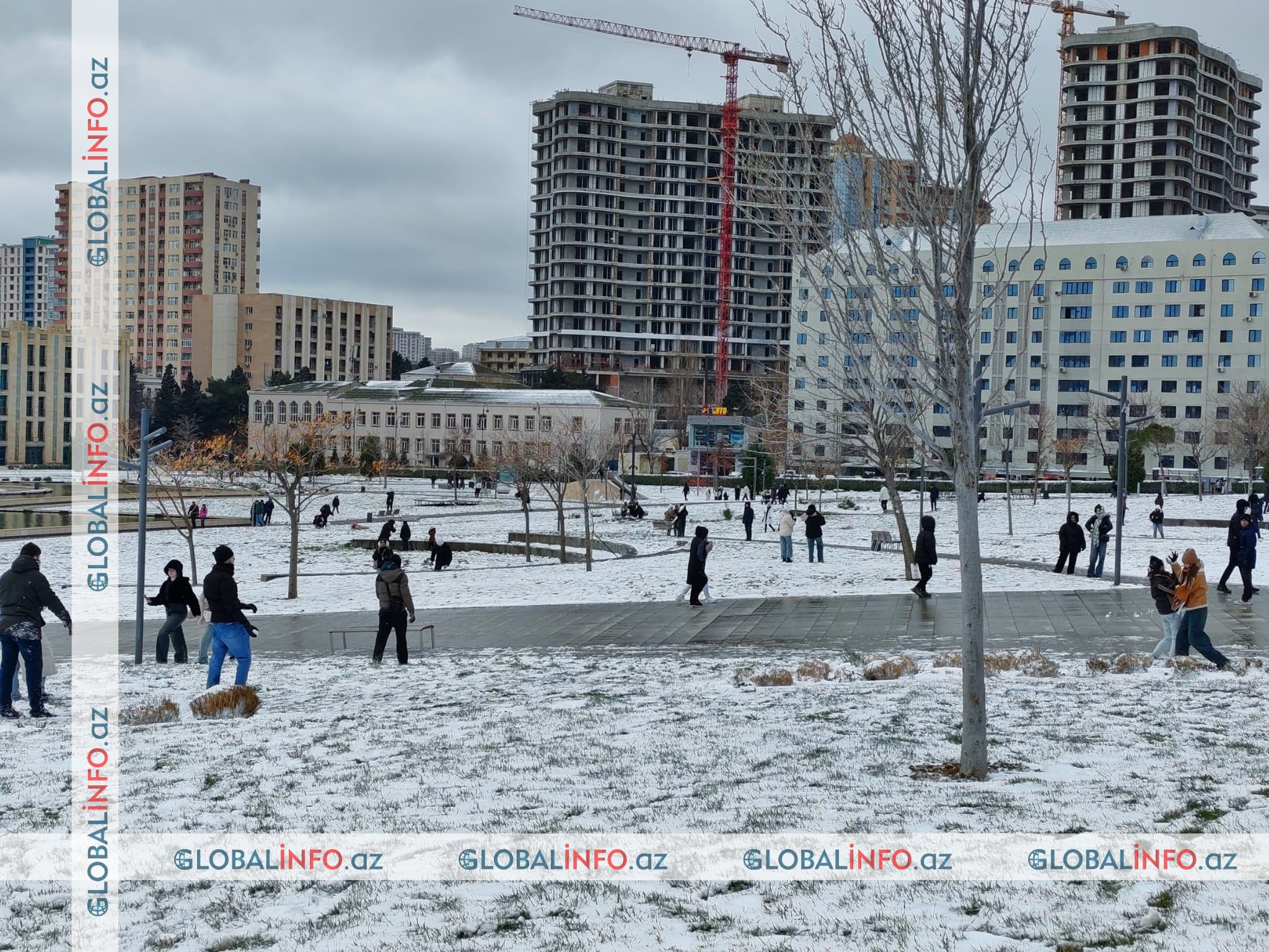 Qarlı Bakıdan görüntülər... - FOTOSESSİYA 1 qar ozel 5