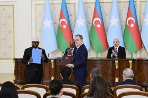 Azərbaycanla Somali arasında sənədlər imzalandı - FOTOLAR