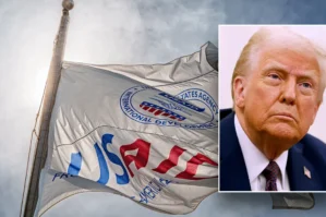 trump usaid flag