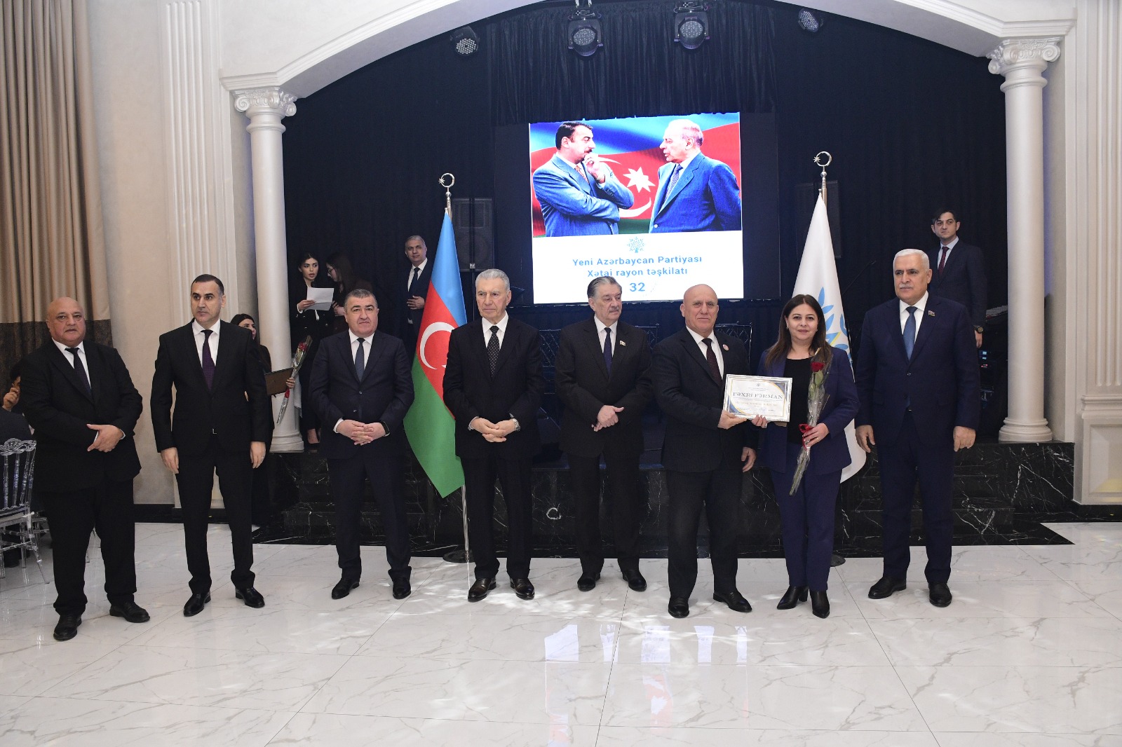 YAP-ın Xətai təşkilatının 32-ci ildönümü keçirildi - FOTOLAR