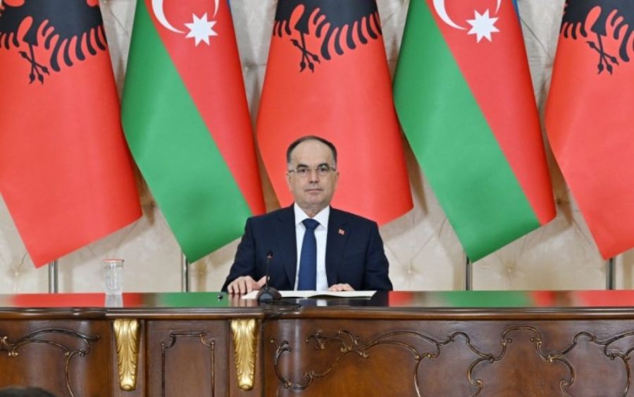 Albaniya prezidenti Bakıya gəldi